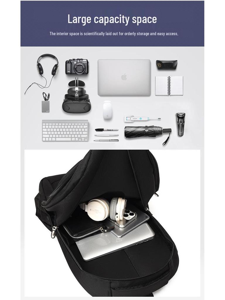 Men's Casual Trendy Large Capacity Laptop Backpack for Students