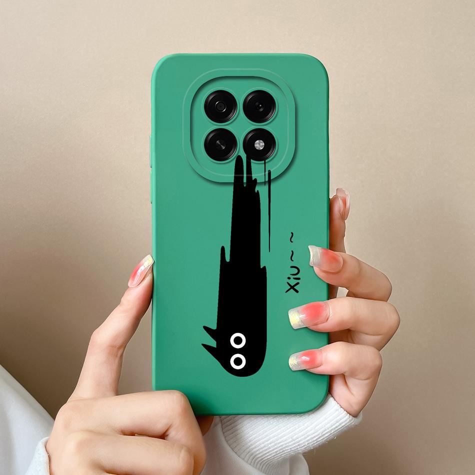 For Oppo A5 Pro 5G Phone Case Cute Cartoon Back Cover For Oppo A 5 2025 Full Protection Soft Liquid Silicone Anti Drop Housing