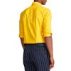 Polo Ralph Lauren Ss22 Solid Color Logo Embroidered Polo Collar Single-Breasted Long Sleeve Shirt Men shirts Yellow MNPOWOV16821898-700