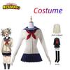Halloween Juego de Rol Mi Héroe Academia Disfraz Cosplay Anime Himiko Toga Himiko Uniforme JK Suéter Abrigo Peluca Disfraces
