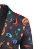 Men Fashion 3d Printed Casual Blazer Jacket Long Sleeve Outerwear