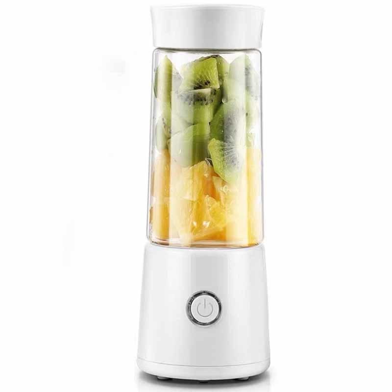 

Портативная многофункциональная соковыжималка. Маленькая бытовая чашка для сока. Мини-электрическая соковыжималка. Простые и удобные кухонные принадлежности. белый