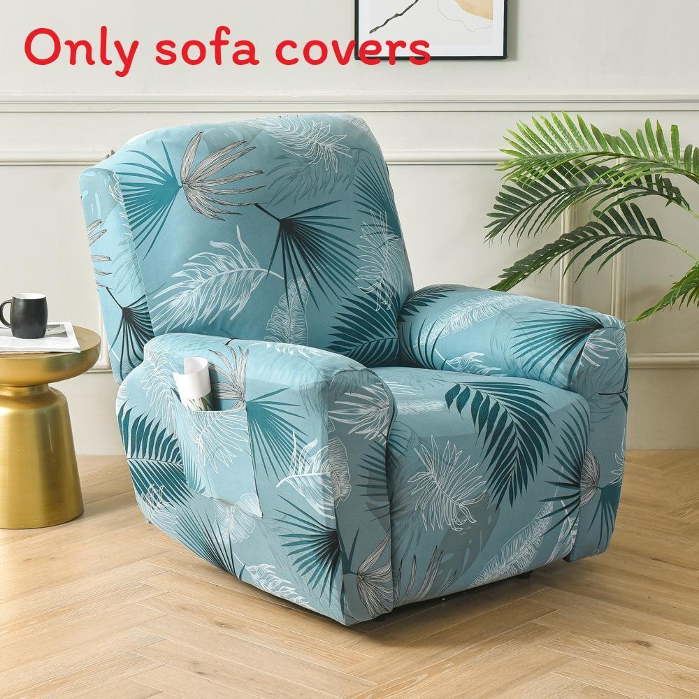 Modern Stylish Single Seat Recliner Cover Full Coverage Thick Fabric Protector