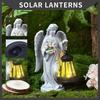 European Angel Solar Lantern Outdoor Garden Light Ornament