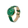 Swarovski 50M Waterproof Quartz Movement Leather Strap Watch 33Mm Women watches Green 5650005