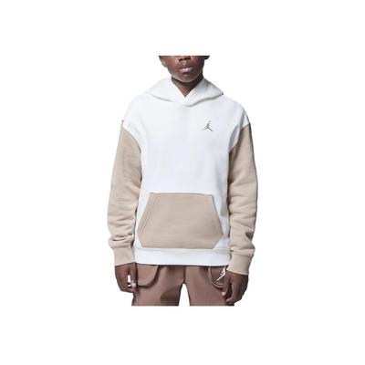 Jordan Mj Brooklyn Logo Krāsu bloku flīsa kapuce Bērnu kapuces Sail HQ7083-133