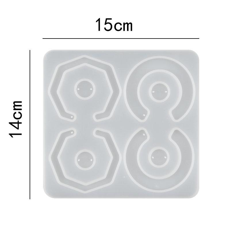 30 Stile Silikon Ohrring Anhänger Silikon Harz Formen Schmuckherstellung Gießform für DIY UV Harz Epoxid Anhänger Basteln Handgemacht