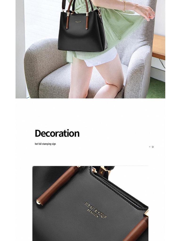 2024 Women's Large Capacity Simple Shoulder Crossbody Handbag