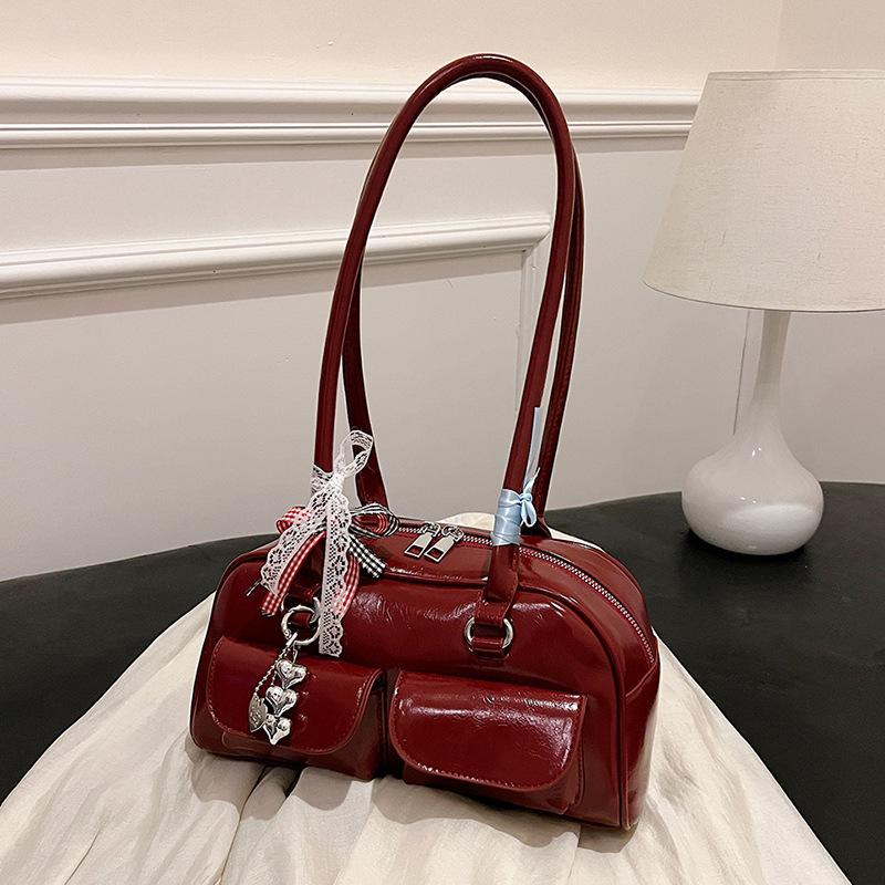 

Новая горячая сумка для мотоциклистов для девочек, нишевая ретро-сумка на плечо