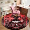 Apex Legends Print Round Rug, Washable Floor Carpet, For Entryway Dorm Laundry Room Office Study, Home Decor Birthday Christmas Gift