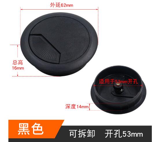 Desk Cord Grommet Wire Hole Cover Flexible Outlet Dust Plug Wire Tidy Rubber Gasket In Desk Table For Home Office Computer