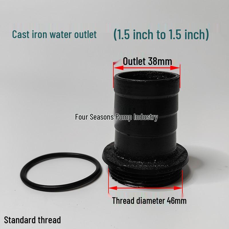 2-inch To 1-inch Cast Iron Elbow for Submersible Water Pump