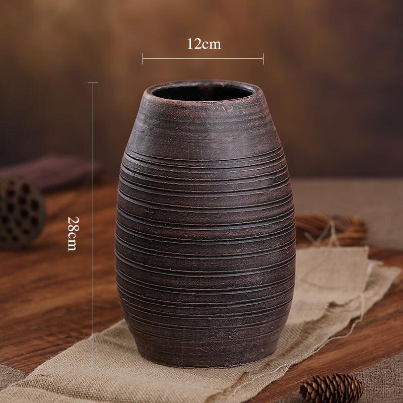 Керамическая декоративная напольная ваза