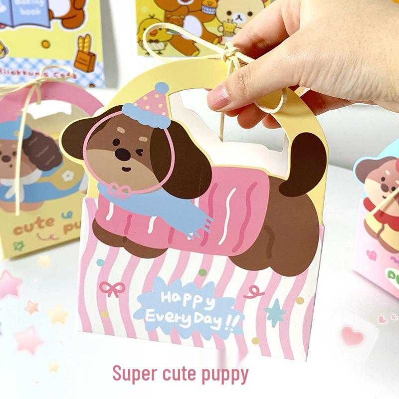 Adorable Cartoon Puppy Gift Box: Creative Candy Packaging & Birthday Storage Solution