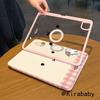 Miffy Rabbit Plaid Magnetic Case With Pen Slot IPad Pro Air Mini 6 7 10.2 10.9 11 12.9 Inch Tablet Stand Shockproof