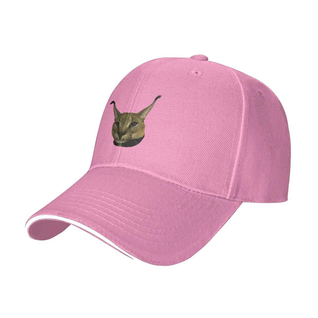 Cute Big Floppa Cap Fashion Casual Baseball Caps Adjustable Hat Hip Hop Summer Unisex Baseball Hats Customizable Polychromatic