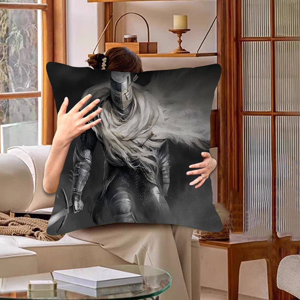 Classic Game Dark Souls Cushion Cover Car Throw Pillow Case For Sofa Car Christmas Gift 40x40cm 45x45cm