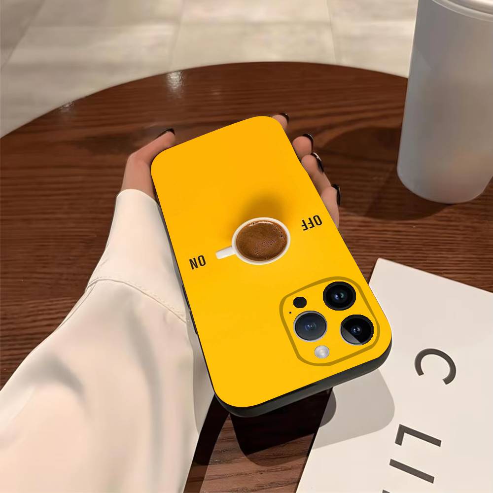 

Coffee Phone Case For iPhone 17,16,15,14,13,12,11,Pro,X,Xs,MAX,Plus TPU Soft To Skin-friendly Cover iPhone13