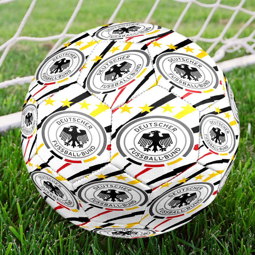 German Football Emblem Printed Size 5 Soccer Balls, High-Quality, Anti-Slip, Protective Football, A Unique Gift , Birthdays, Christmas Gifts