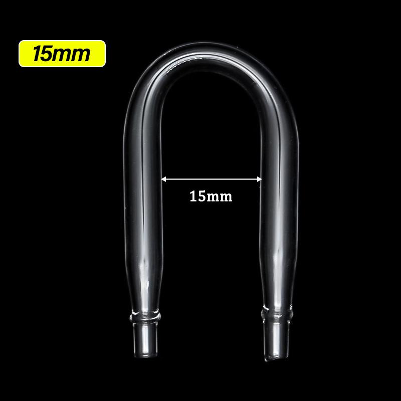 Aquarium U Shaped Air Pipe Connector Fish Tank Co2 Refiner Glass Tube Co2 Oxygen Tube For Co2 Diffuser Air Pump Accessories