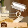 Dual Power LED Clip-on Desk Lamp for Study, Dorms, Kids & Reading - Bedside, Plug-in or Battery Use