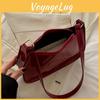 Underarm Simple Bag Fashionable Minimalist Shoulder Bag Women Stylish Handbag Zipper Purse Ktb
