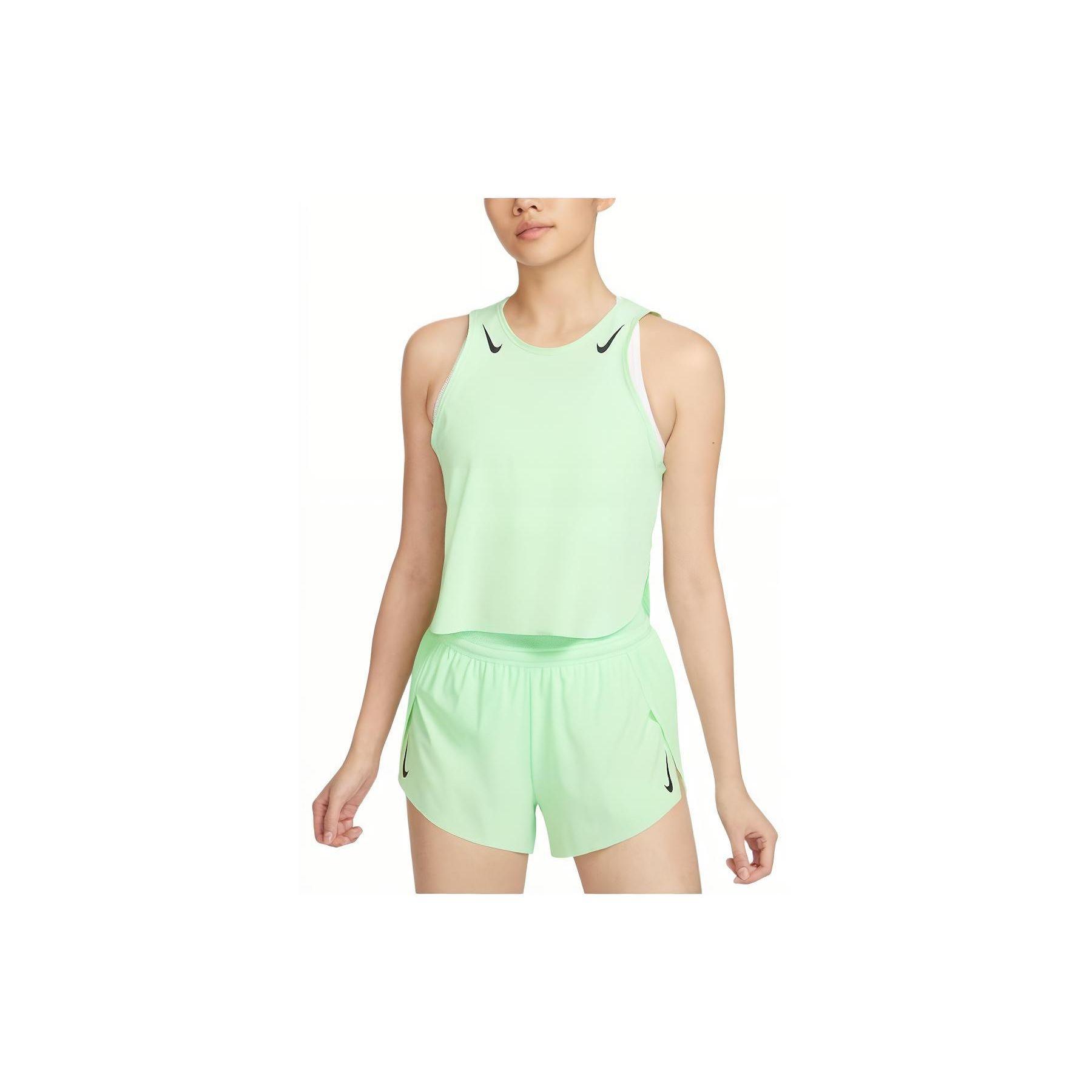 Nike Women s AeroSwift Dri-FIT ADV Cropped Running Tank FN2714-376 S