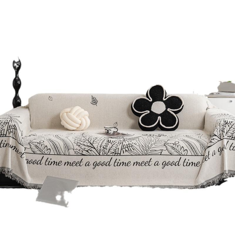 

INS Light Luxury High-Corpment Chenille Sofa Cover Fabric Full Cover Anti Scratch Cover All-Inclusive Sofa Cover 180*130cm