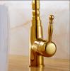 Bathroom Gold Kitchen sink Faucet Rotation Brass Sink Mixer Brass Sink Faucet Water Mixer single lever hot and cold sink tap