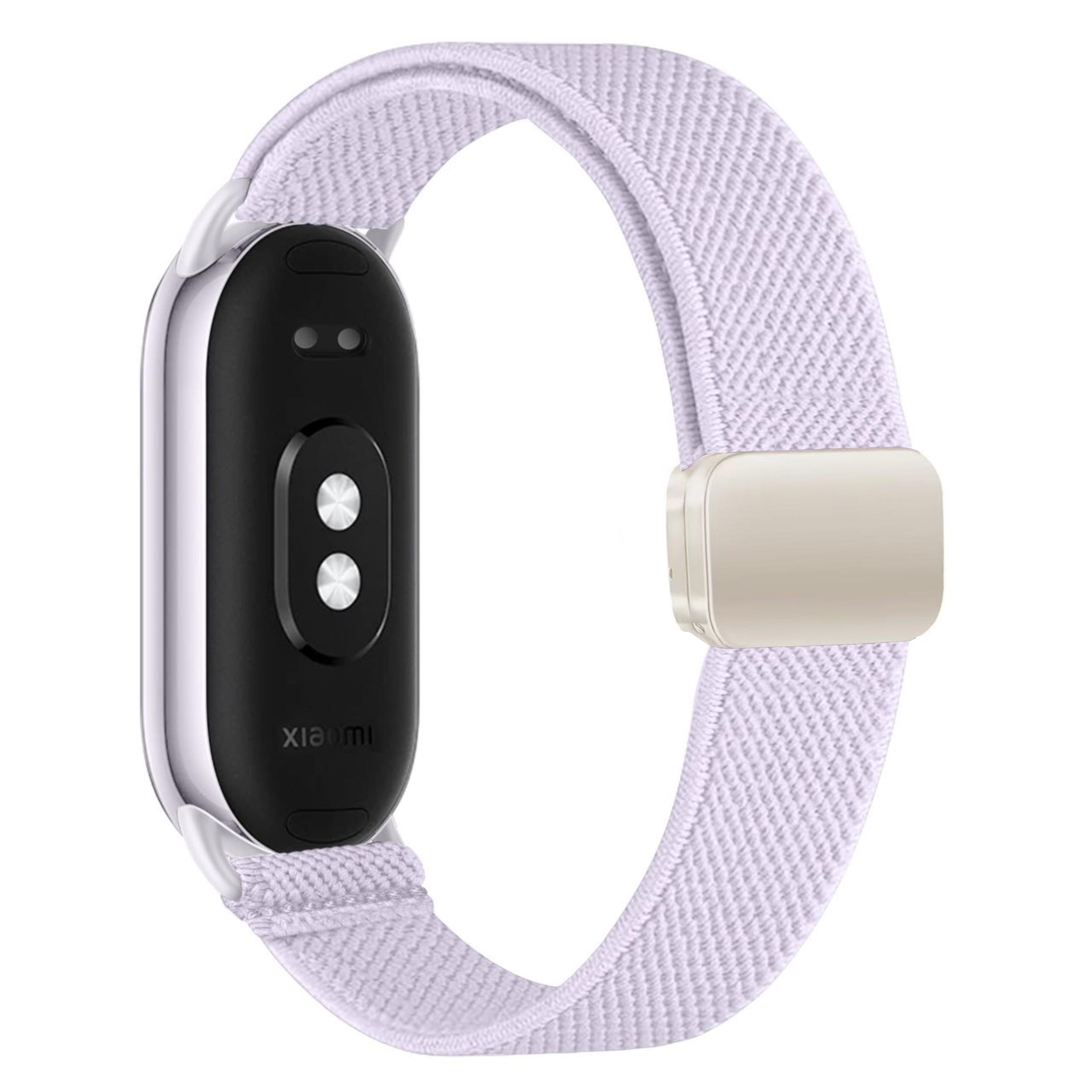 

Нейлоновый ремешок-петля для Xiaomi Smart Band 10, сменный ремешок для часов, эластичный браслет NFC для Xiaomi Smart Band 9 8 Correa Xiaomi Smart Band 10 фиолетовый