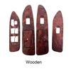LC100 FJ100 Interior Wooden Window Switch Lifter Panel Cover For Toyota Land Cruiser 100 2003 2004 2005 2006 2007 08 Accessories
