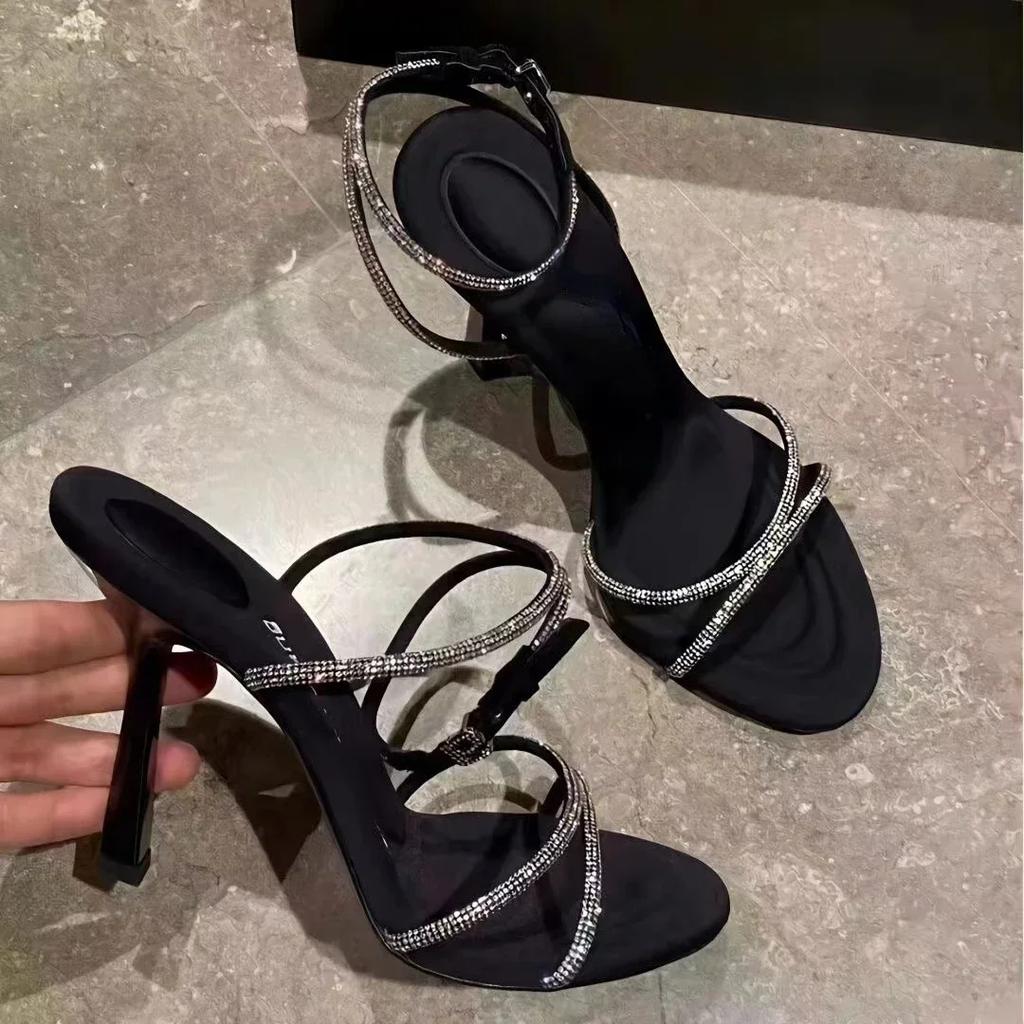Fashion Design Sandals Women 2025 Summer Sexy Open Toe High Heels Pumps Party Dress Shoes Luxury Sandals for Women