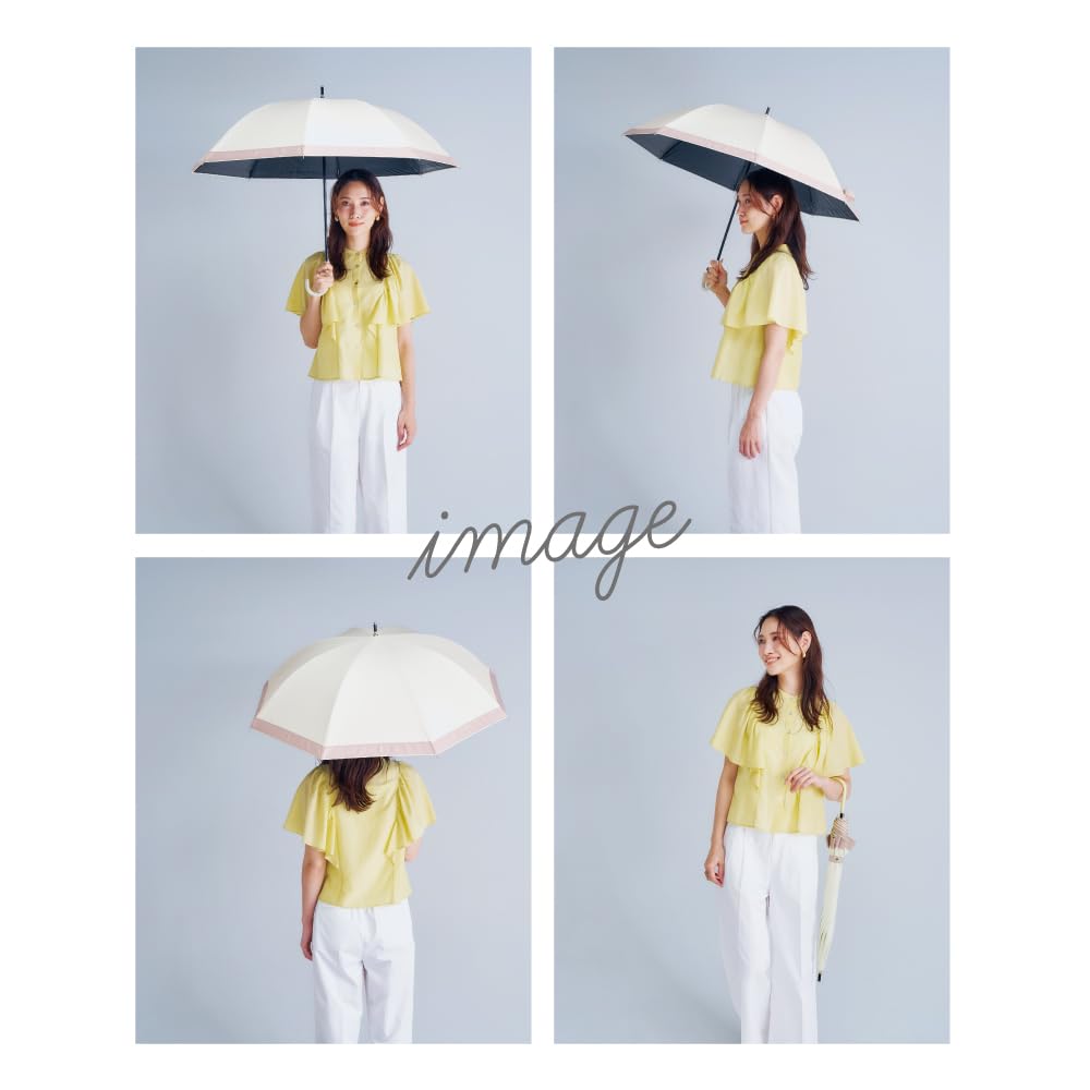 Sunblock Lab Sonnenschirm Strahlendes Kühlgewebe für Extremen Hitzeschutz UV-Schutz Erstklassige Lichtblockierung Wasserabweisend Langer Schirm 55cm