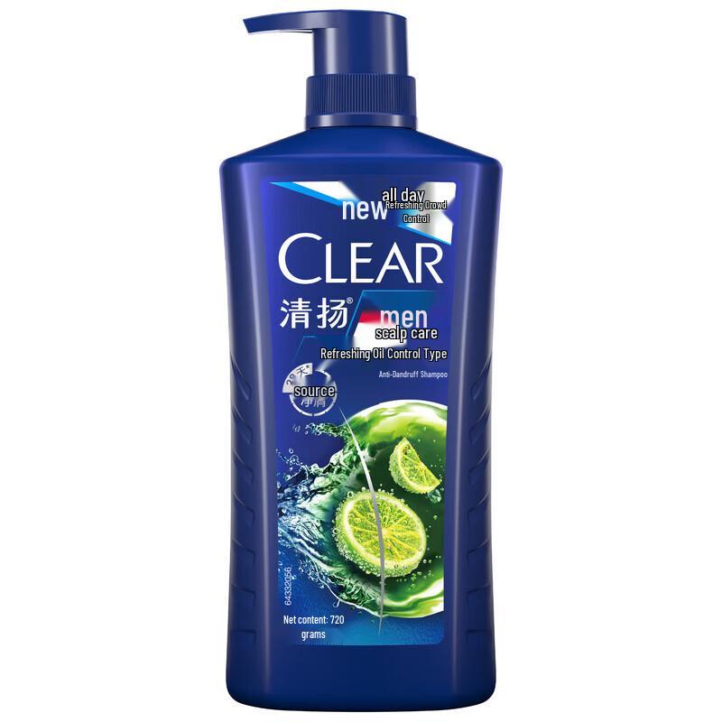 Clear Men Освежающий шампунь против перхоти для контроля жирности