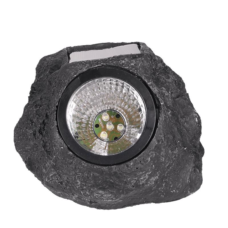 

LED Waterproof Solar Stone Light for Outdoor Garden Decorations and Lawn Spotlights Stone Light (White Light)