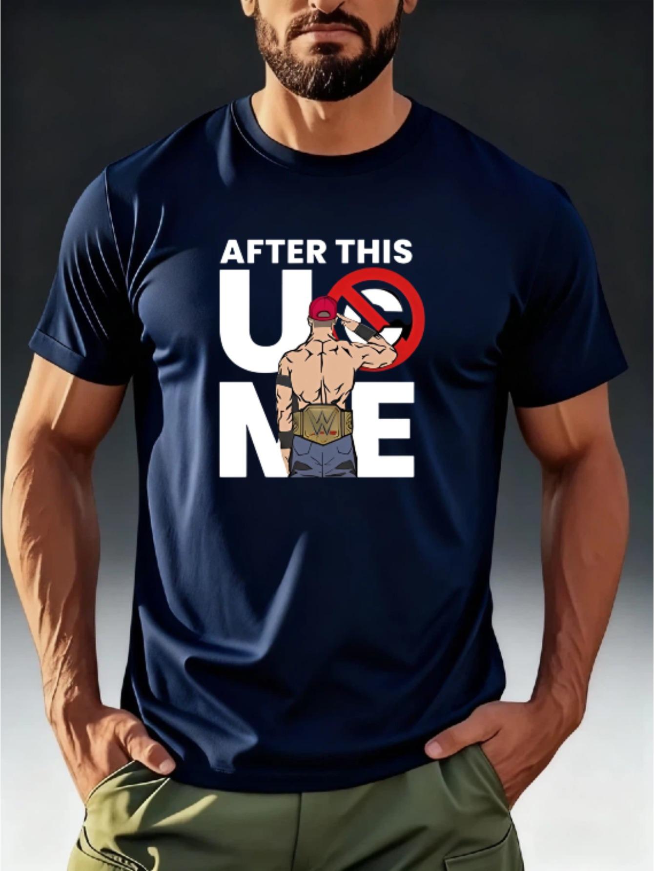 Men s Wrestling Trend T-Shirt AFTER THIS ONE Wrestling Theme Print M