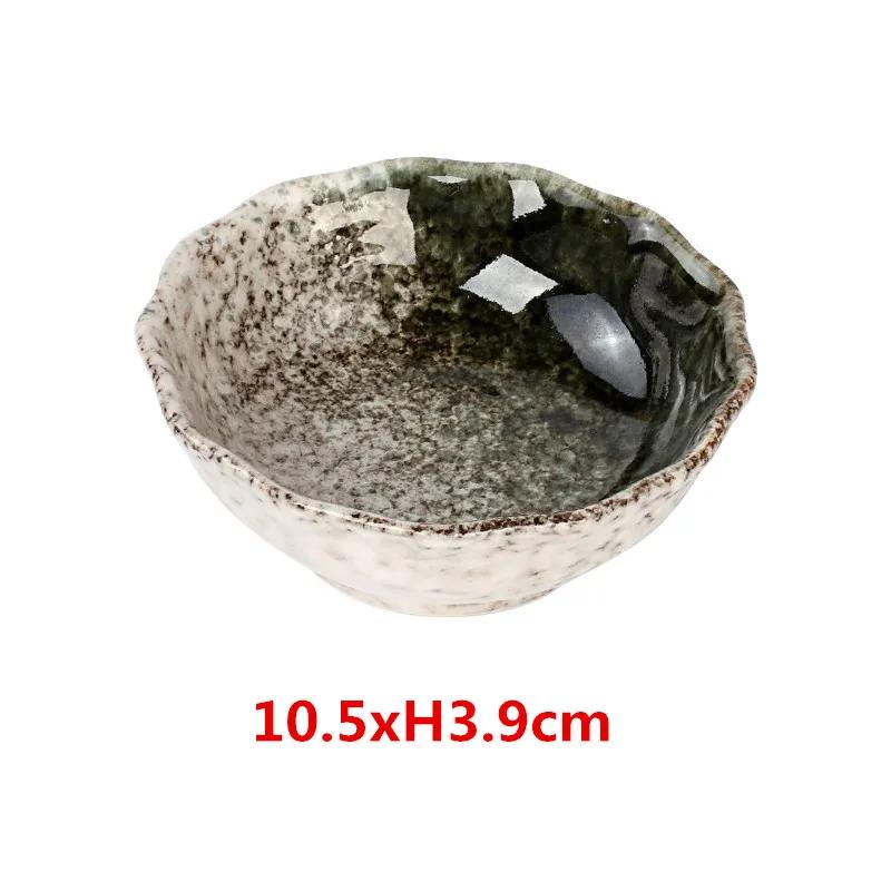2 Pcs Japanese Creative Ceramic Household Dishes Desserts Small Bowls Bowl Snacks Cold Dishes Hot Pot Seasoning Saucer Soy Sauce