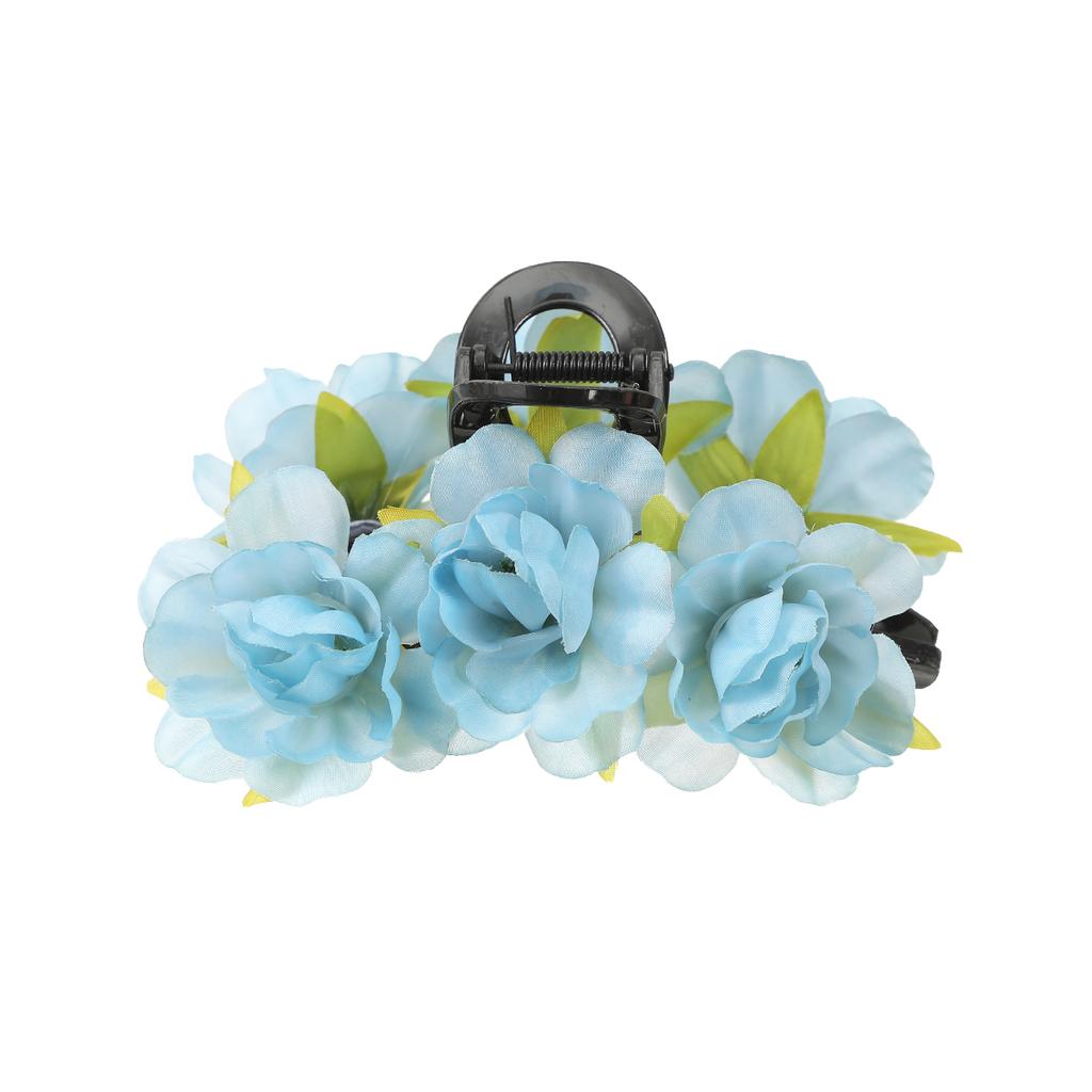 AWAYTR Julie Rose Blumen Haarspangen Floral Haarspangen Krabbe Für Frauen Mädchen Geschenk Haaraccessoires Valentinstag Kopfschmuck