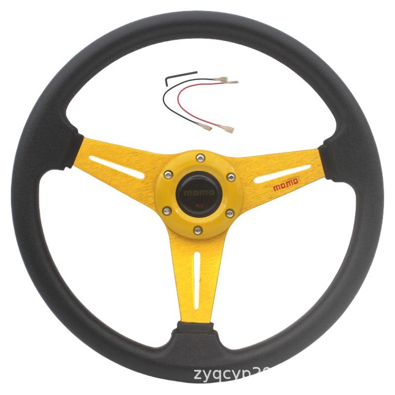 Volante de Carreras de PU de 14 Pulgadas para Karts