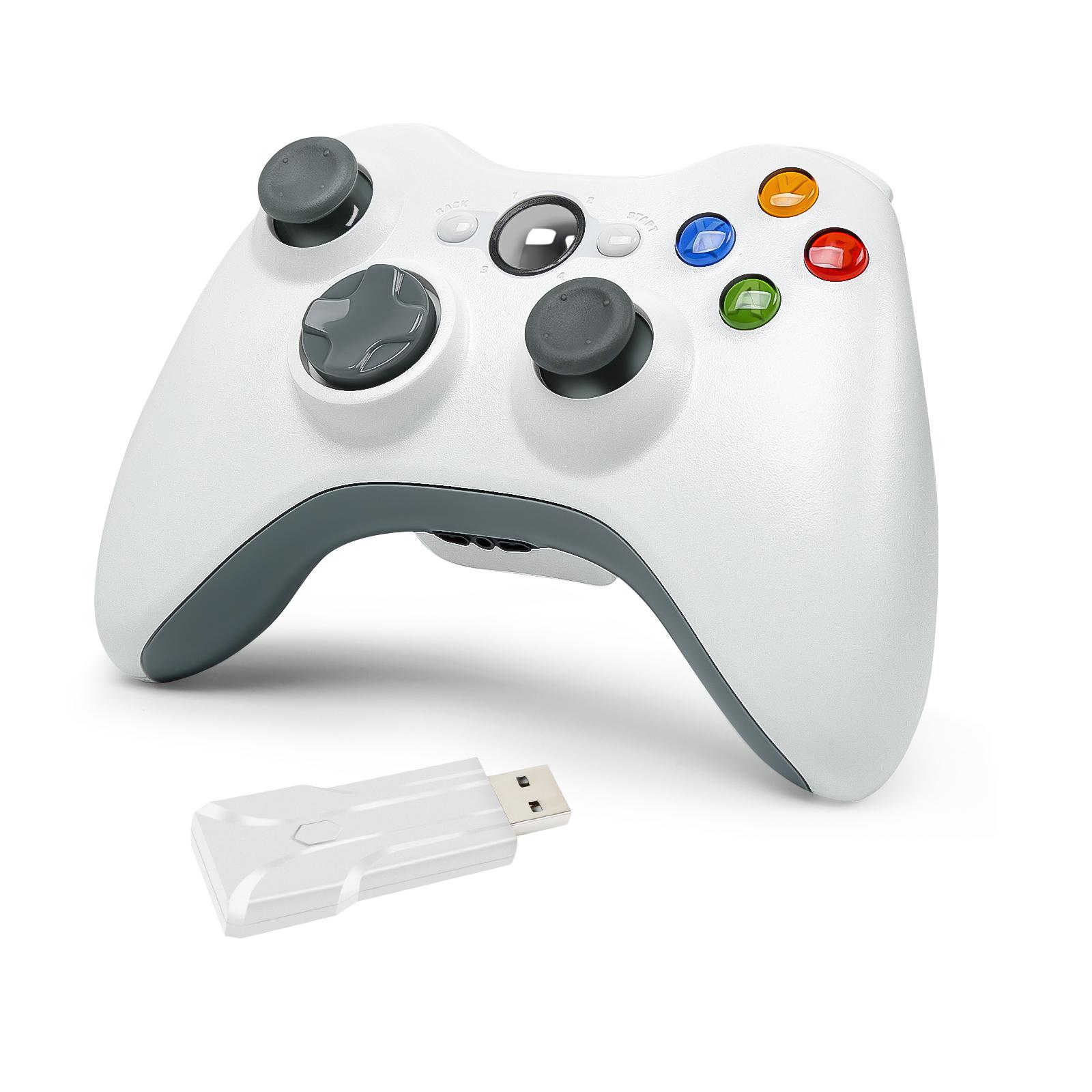 Gamepad for Xbox 360/360 Slim Wireless Xbox 360 Controller Console for Windows 7 8 10 2.4G Wireless Joystick Game Controller