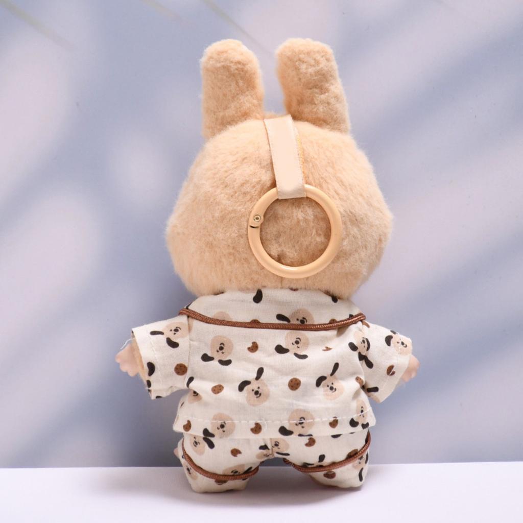 Oblečení + Kalhoty Štěně Pyžamový Set 17cm Kreativní Oblékání Dvoudílné Doplňky pro Panenky (Panenka není součástí dodávky)