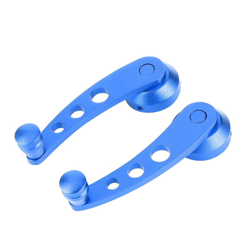 Universal Window Winder Glass Cranks Aluminum Alloy Riser Handle Car RefittingBlue