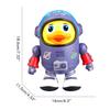 Dancing Duck Plaything Electric Musical Dancing Duck Educational Toy Space Duck Toy Gifts for