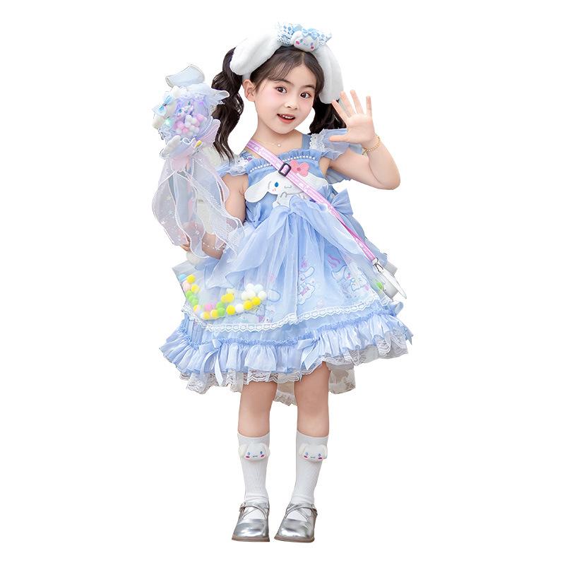 2025 Summer Jade Cinnamon Lolita Princess Puff Dress for Girls