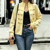 Women S Stand Collar Zip Up Thick Knit Cardigan Sweater