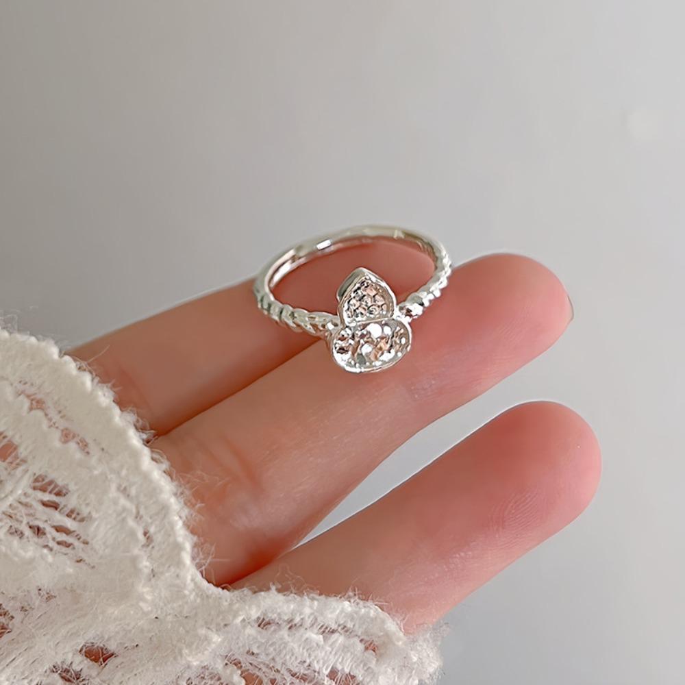 Maillard Parel kralen Ring Dames Elastisch Koord Literaire Gestapelde Wijsvinger Ring High-end Handgemaakte Ring Sieraden