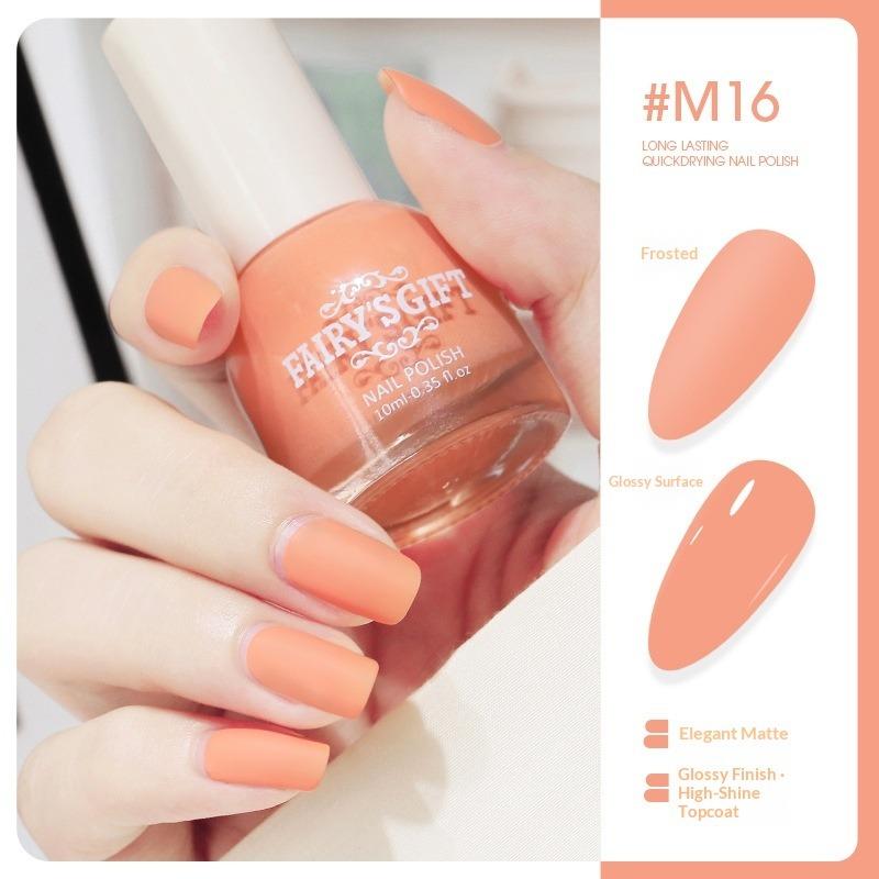 Colorful Nail Polish Matte, Long-lasting, Non-peelable, Quick-drying, Matte Nail Polish