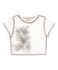 DAMP Leaf Stitch Crop Top