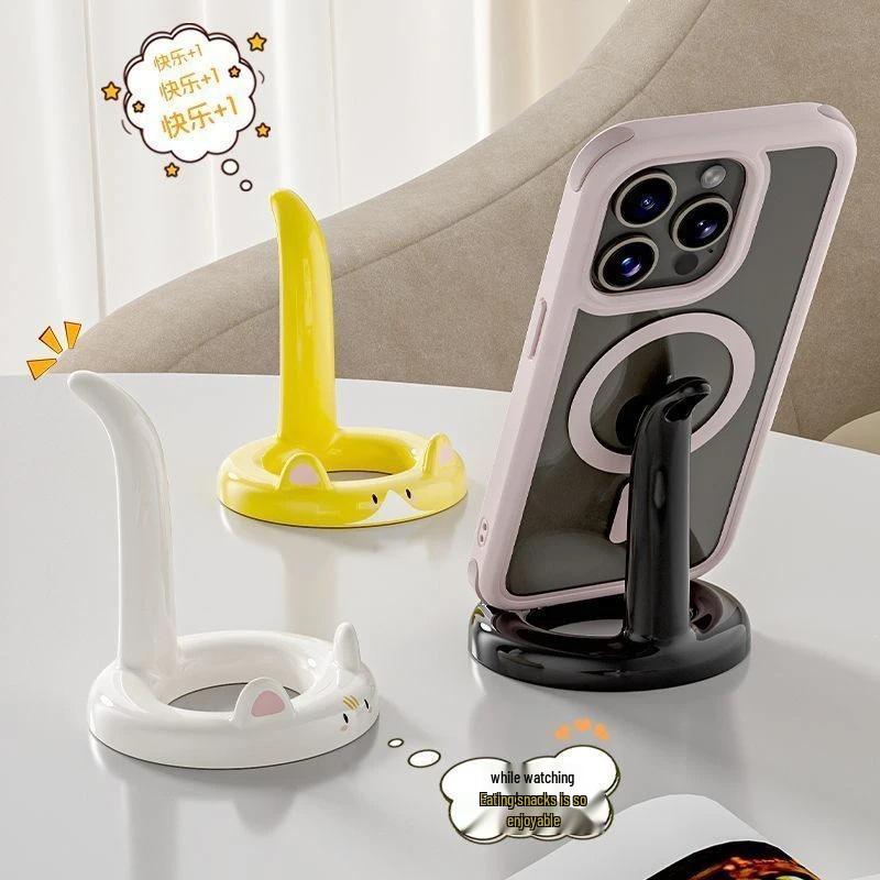 Adjustable Universal Phone Holder for Desktop Live Streaming and Video Shooting