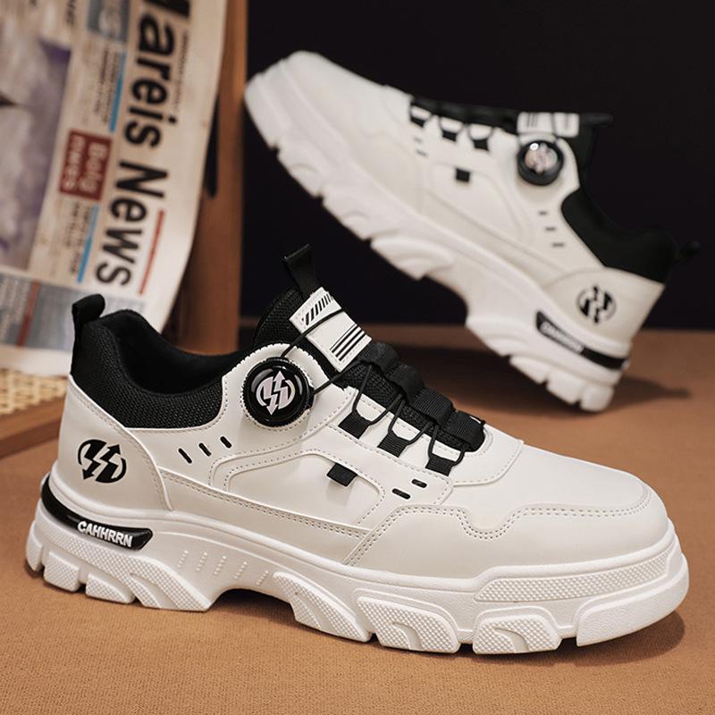 

Осень и зима новая мужская вращающаяся кнопка ботинки Мартин рабочий инструмент уличная повседневная обувь универсальная прямая трансляция спортивная платформа мужская обувь 44